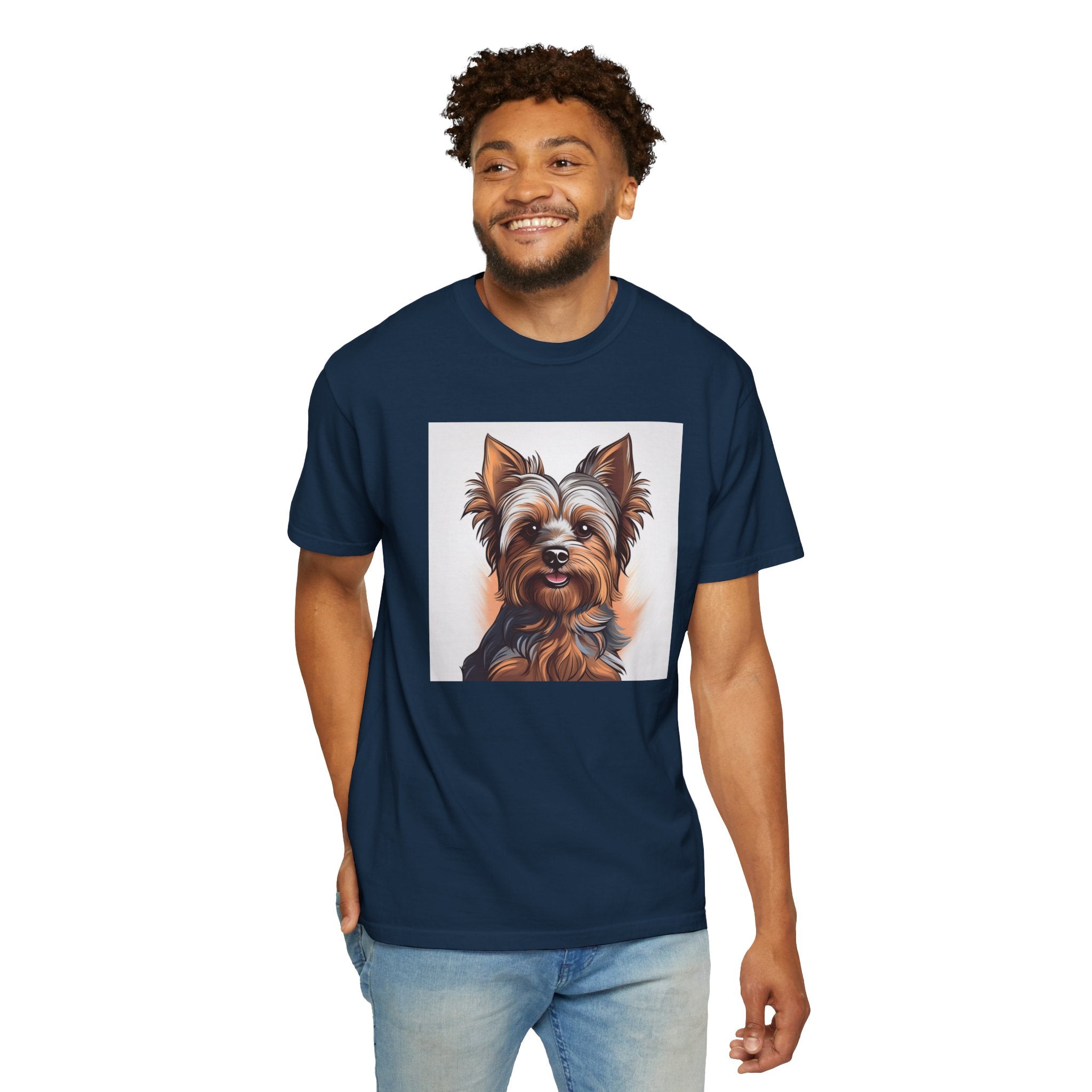 Yorkie Unisex Garment-Dyed T-shirt