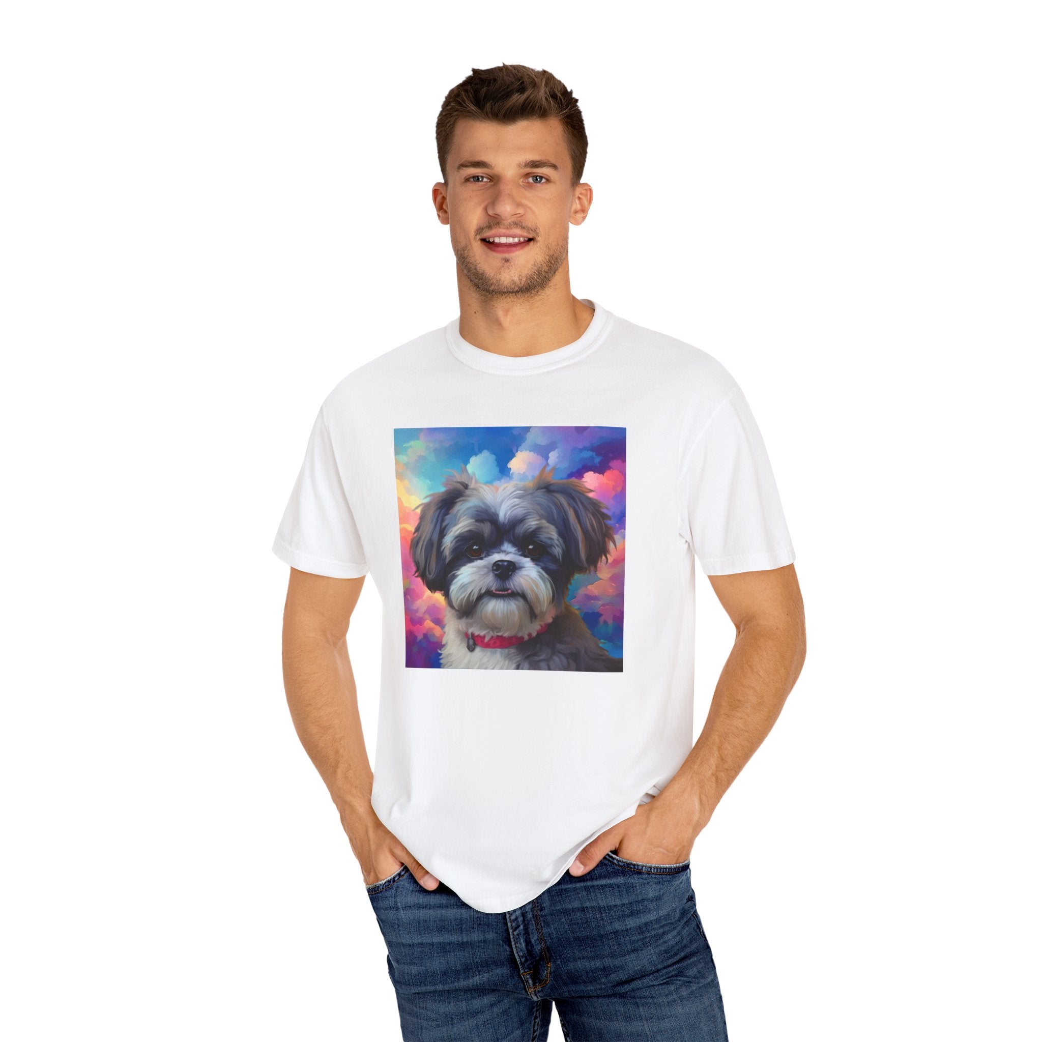Shih Tzu Unisex Garment-Dyed T-shirt