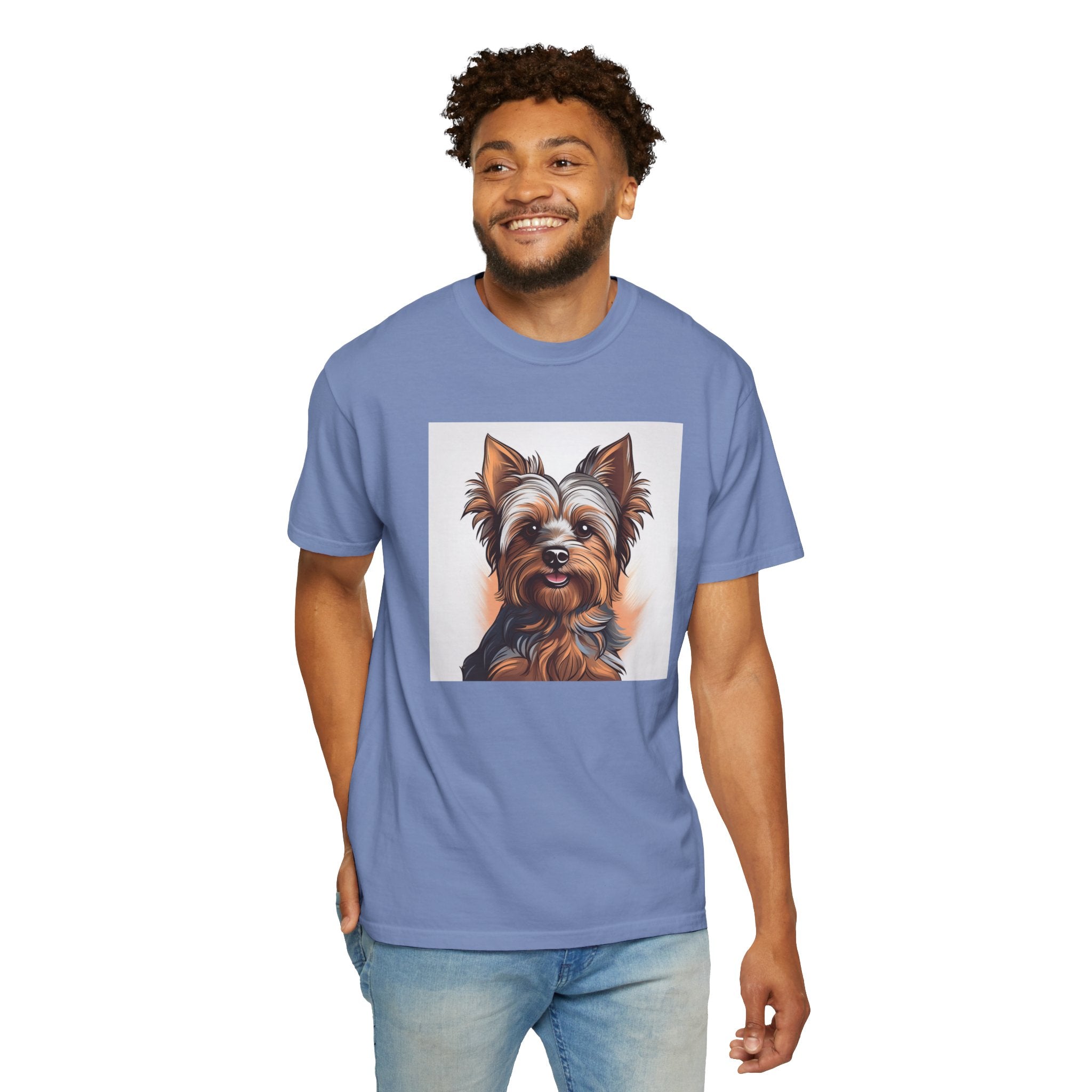 Yorkie Unisex Garment-Dyed T-shirt