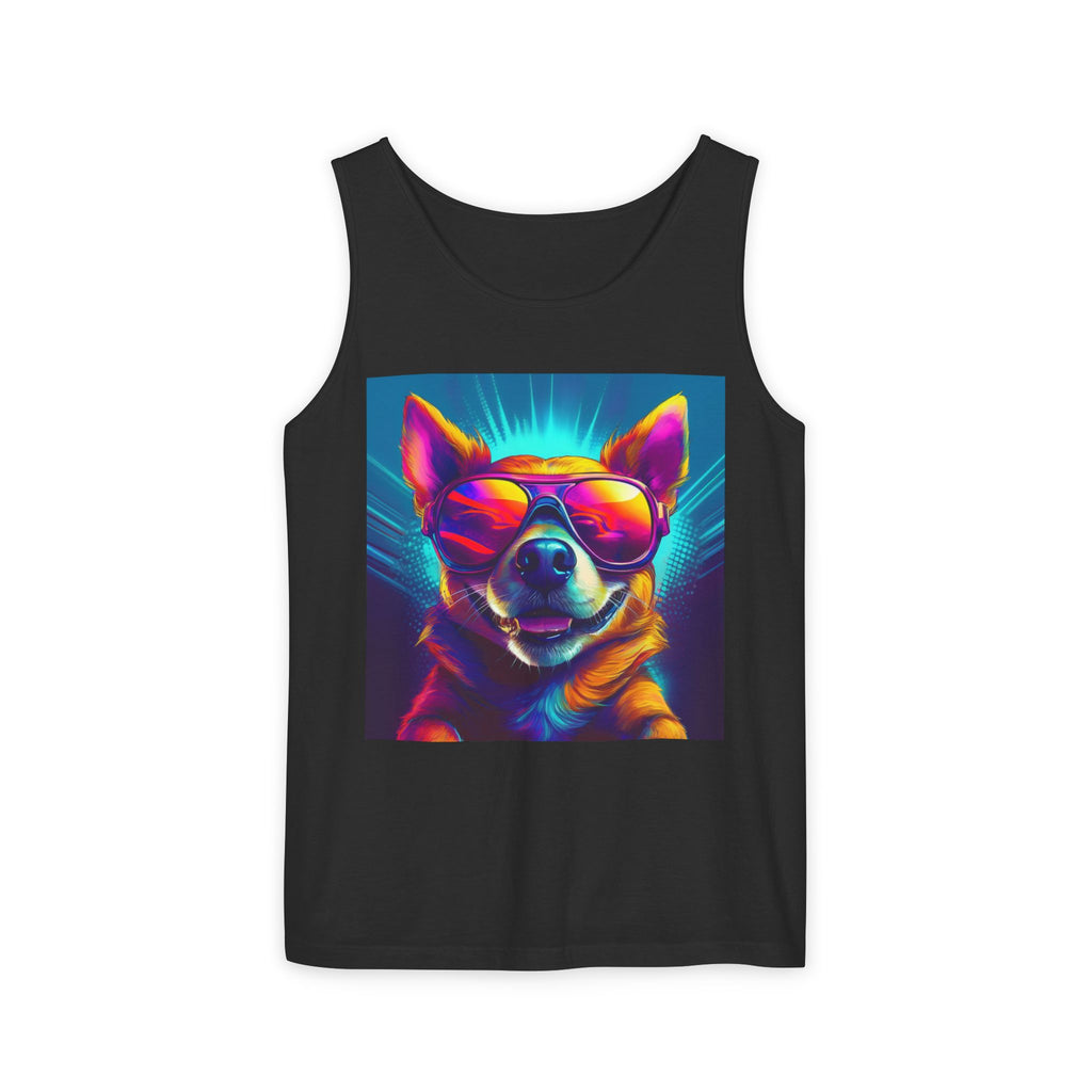 Chihuahua Cool Sunglasses Unisex Tank Top