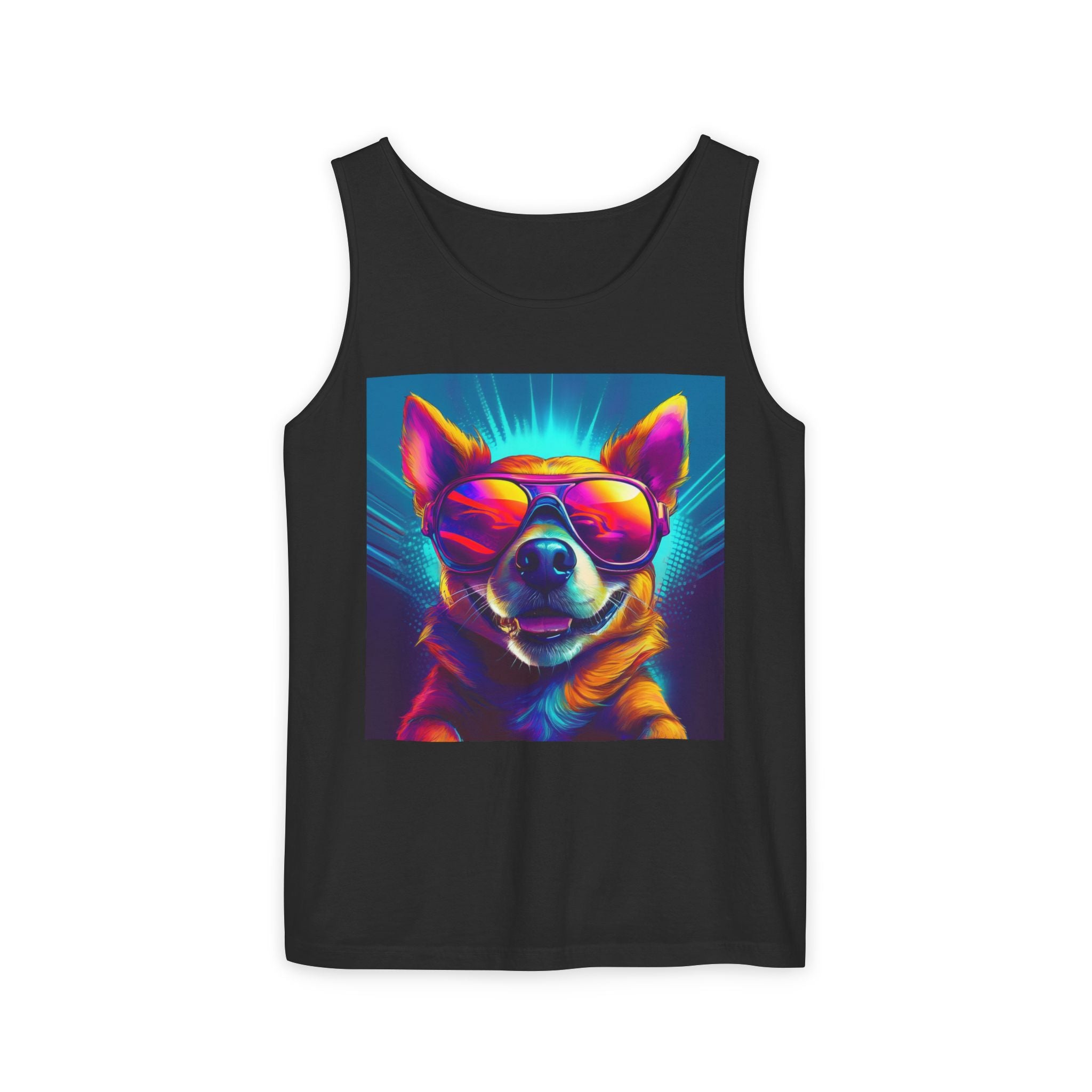 Chihuahua Cool Sunglasses Unisex Tank Top