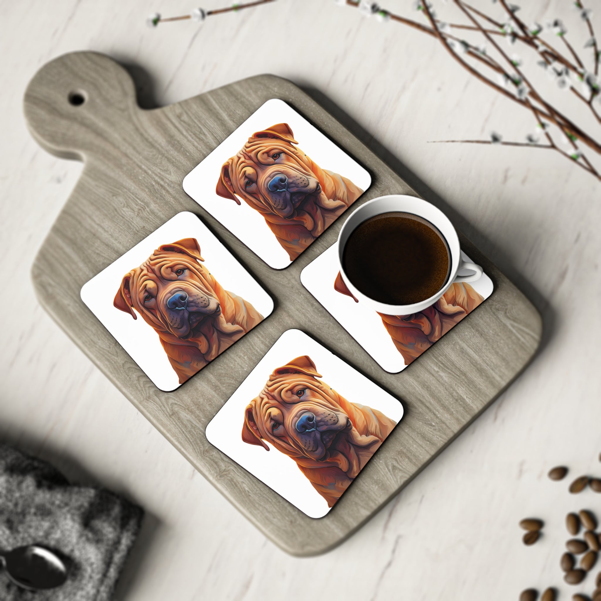 Shar Pei Coasters