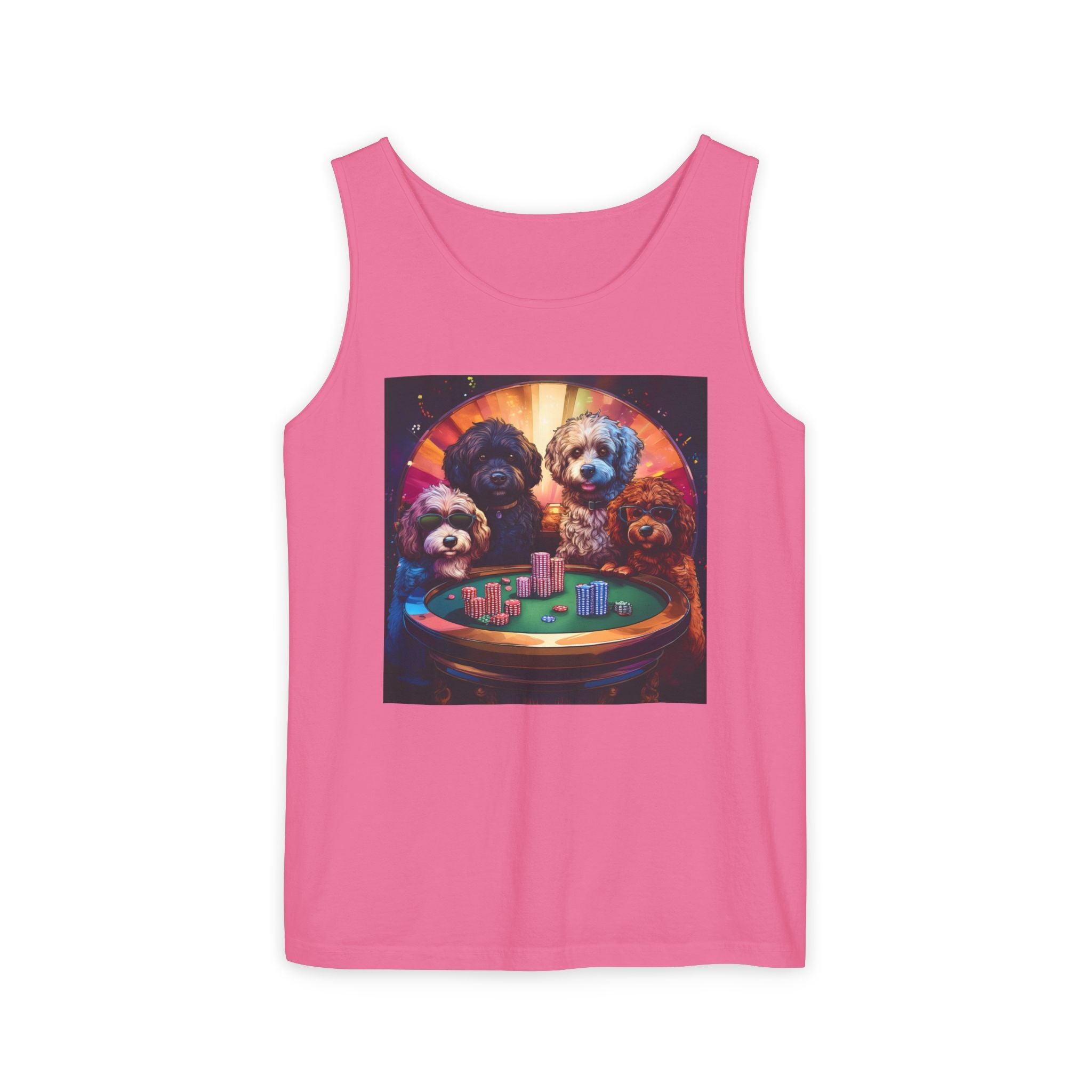 Doodle Poker Game Tank Top