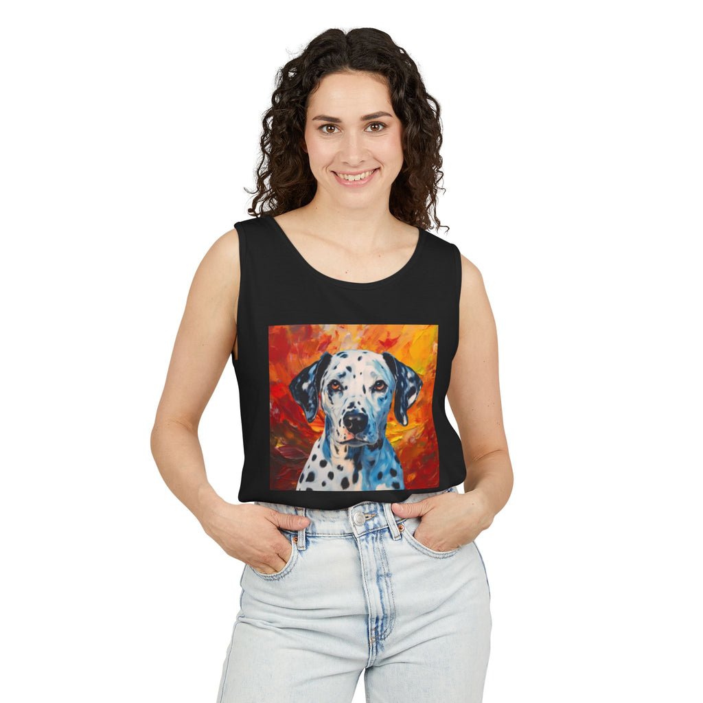 Dalmation Unisex Tank Top