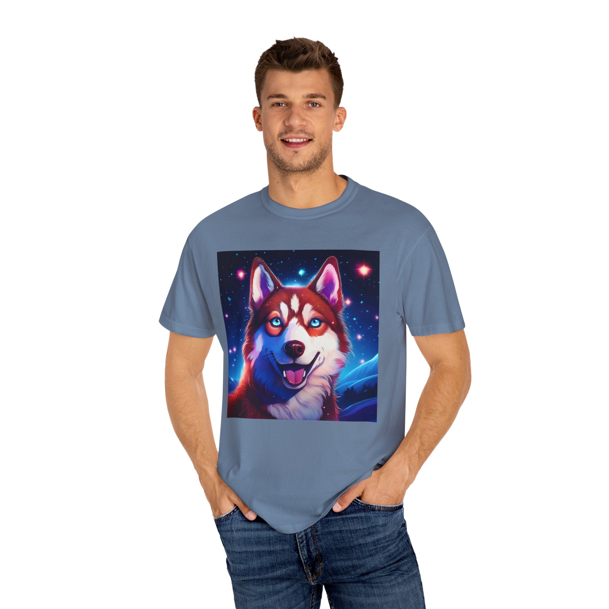 Eskimo Husky Unisex Garment-Dyed T-shirt