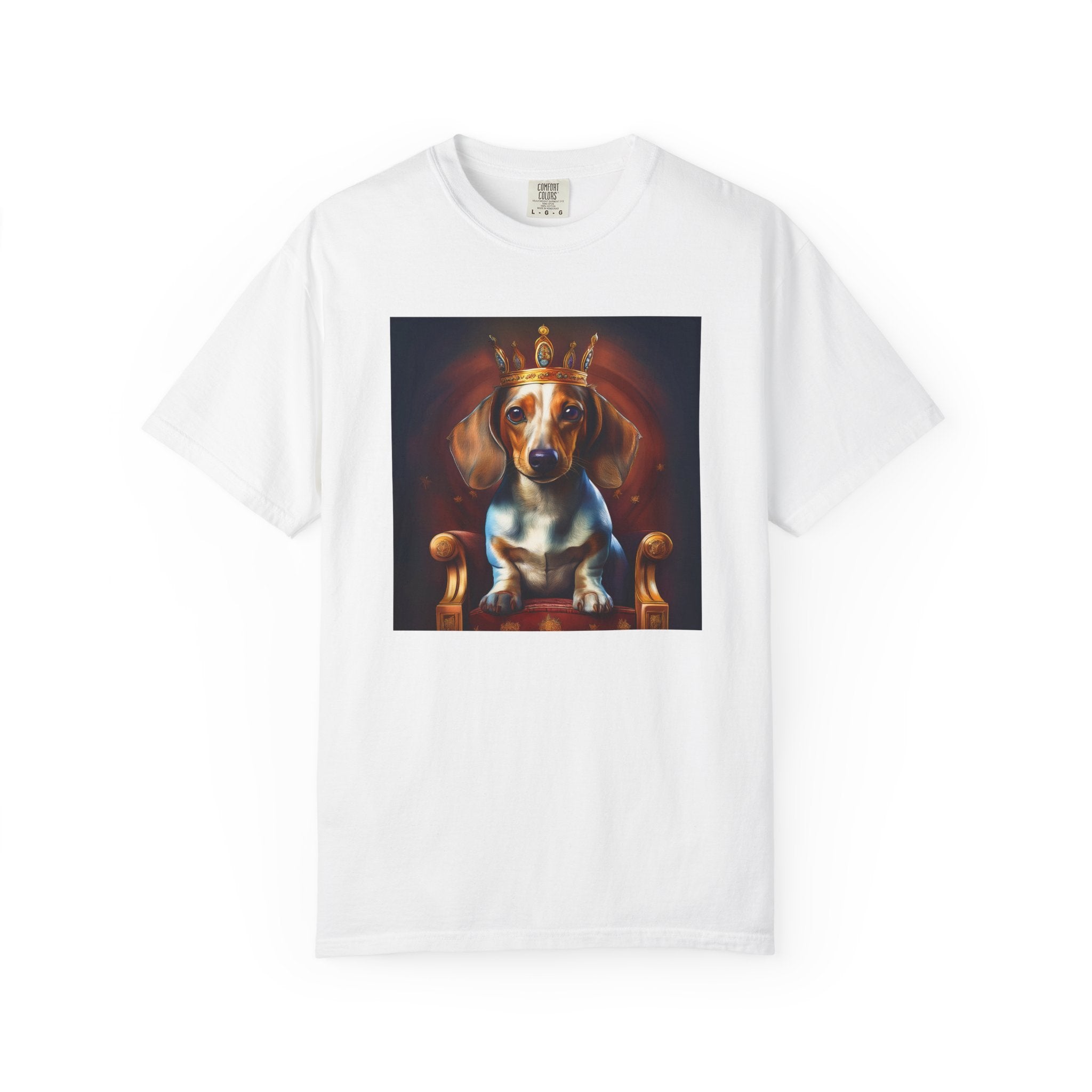 Dachshund Royal Unisex Garment-Dyed T-shirt