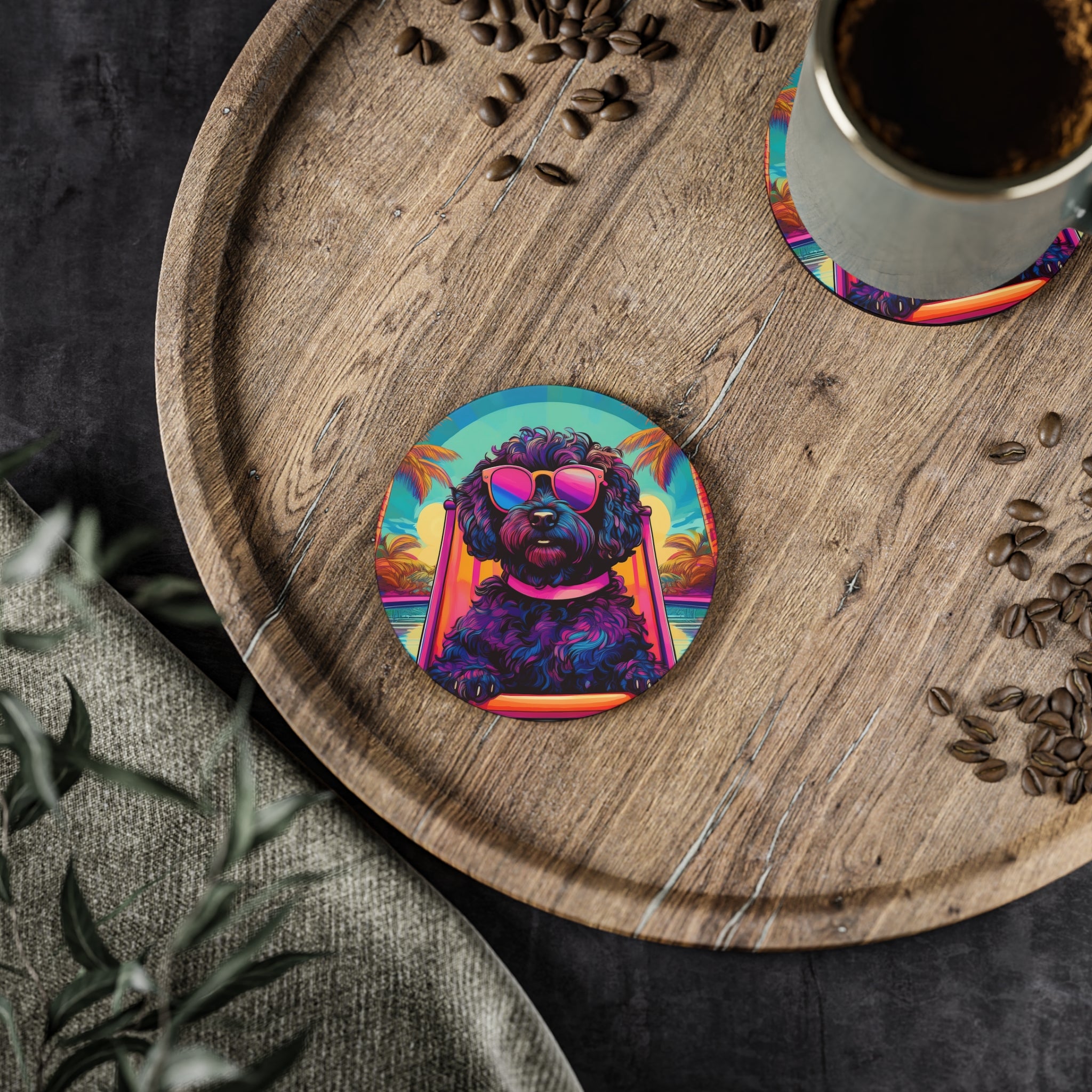 Doodle Poolside Coasters