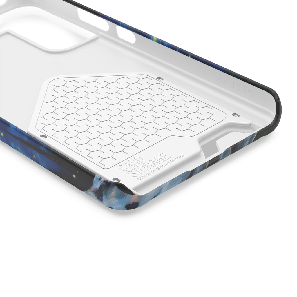 Great Dane Stary Night Phone Case with Card Holder