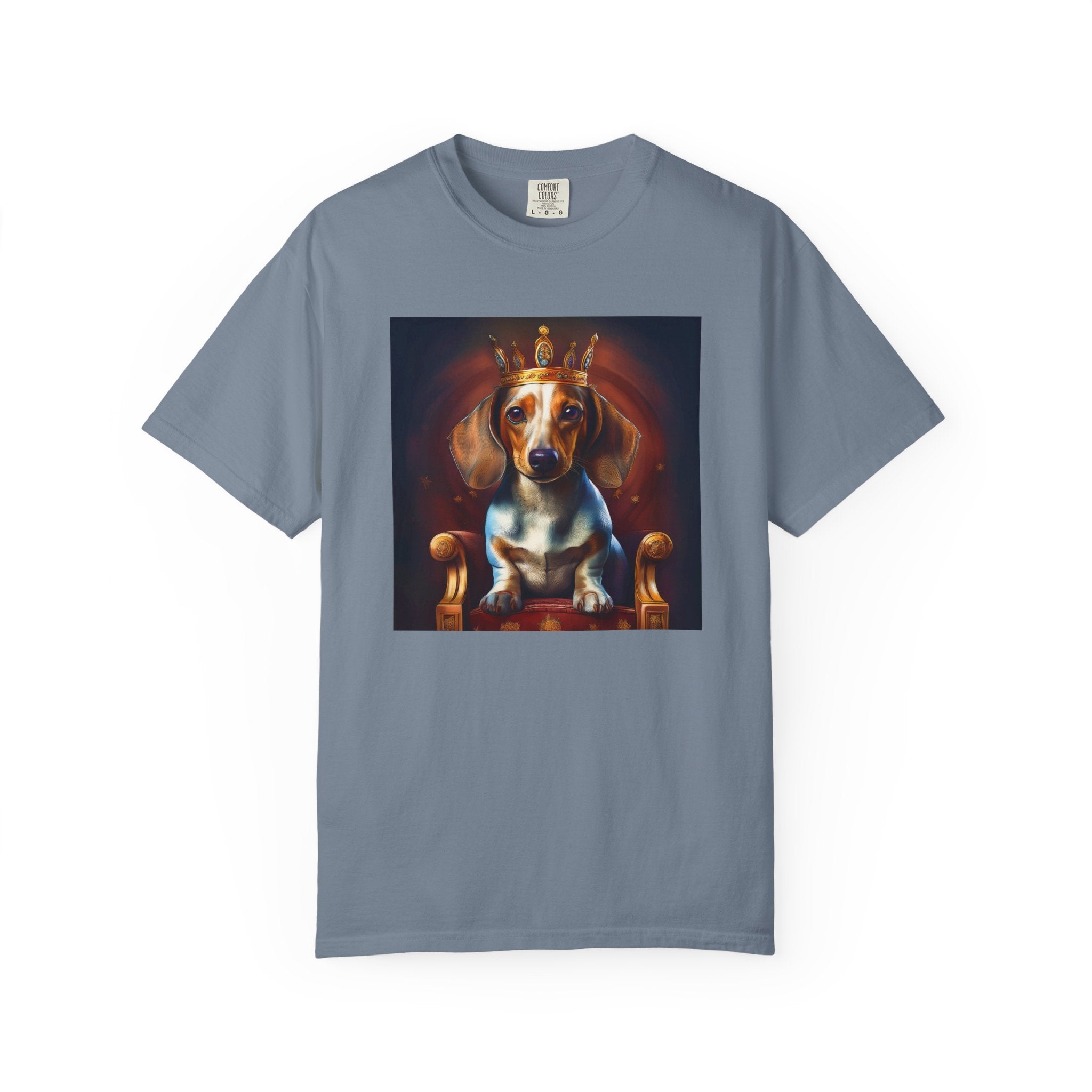 Dachshund Royal Unisex Garment-Dyed T-shirt
