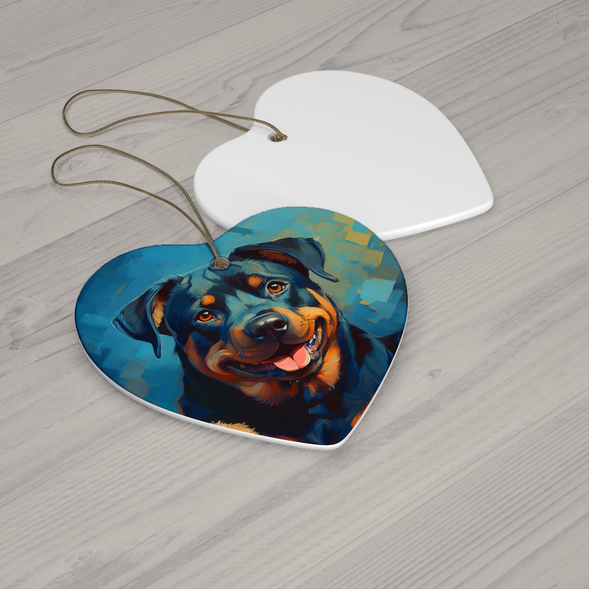 Rottweiler Ceramic Ornament
