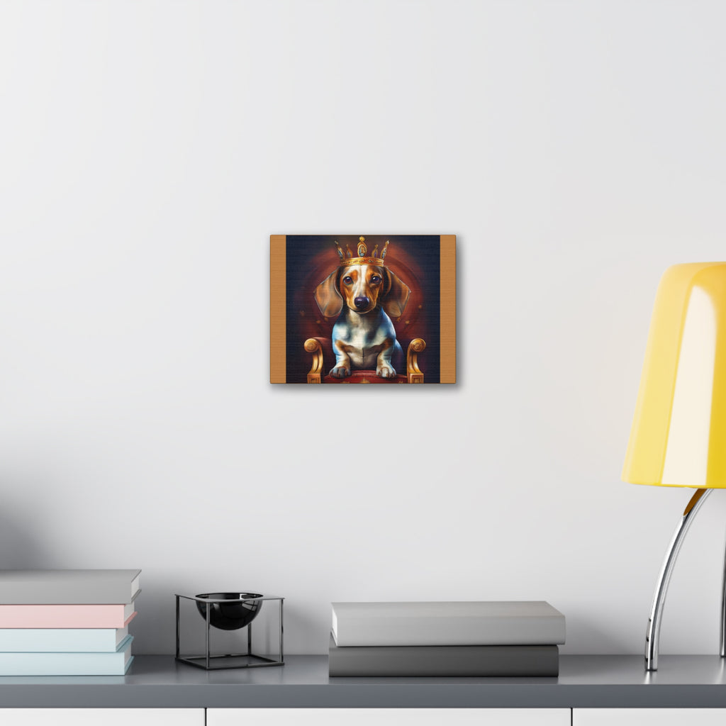 Dachshund Royal Canvas Painting