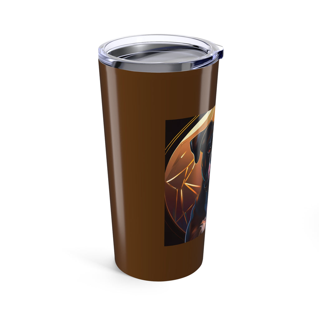 Brindle Gold Boxer Tumbler 20oz