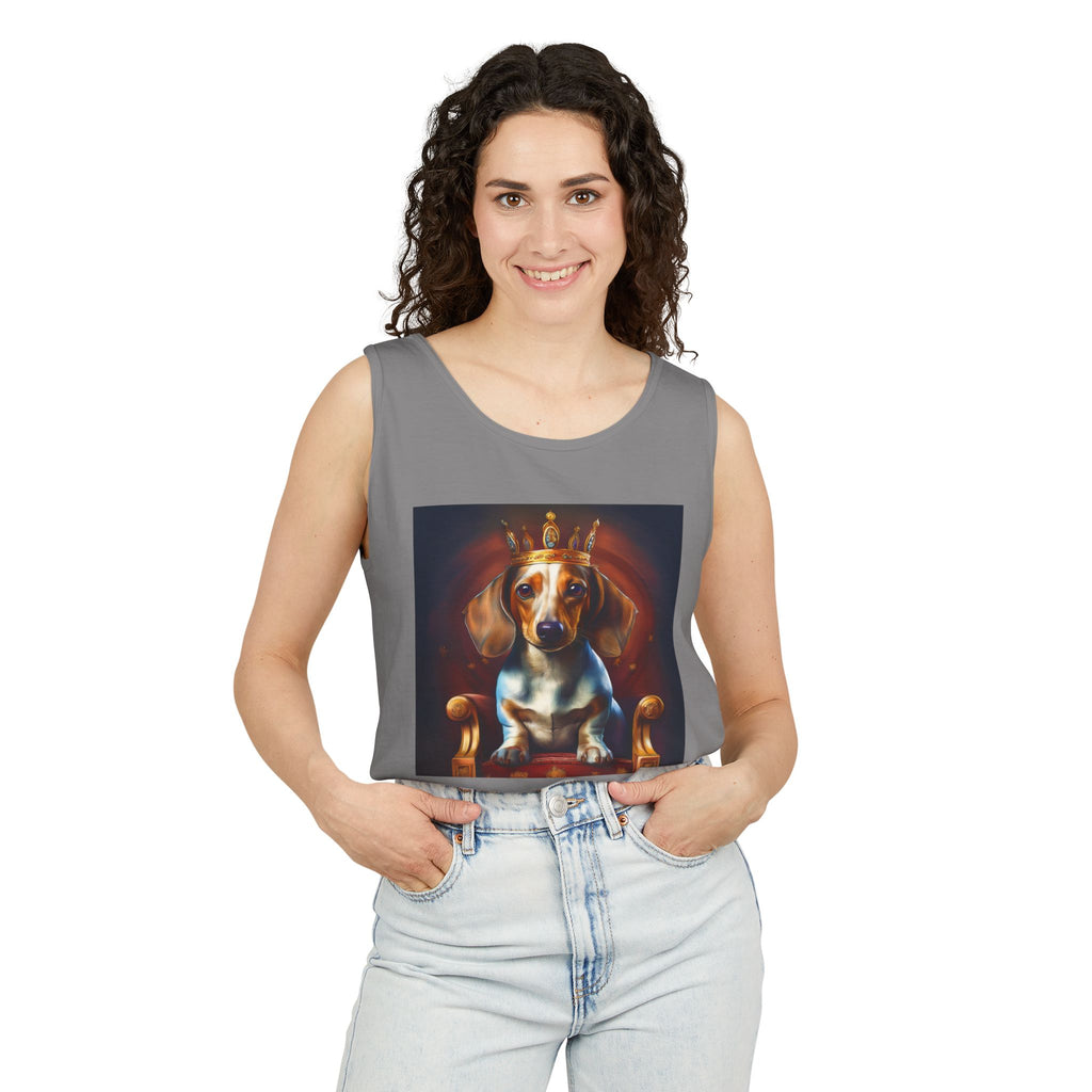 Dachshund Royal Unisex Tank Top