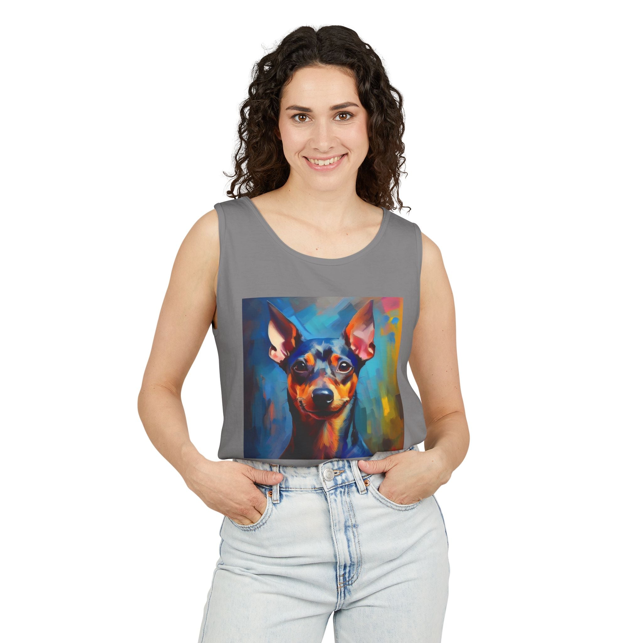 Miniature Pinscher Unisex Tank Top