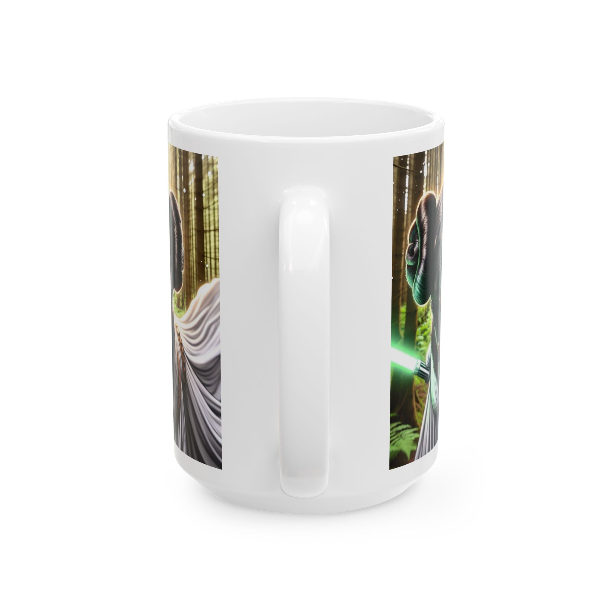 Black Lab Galaxy Princess Ceramic Mug, (11oz, 15oz)