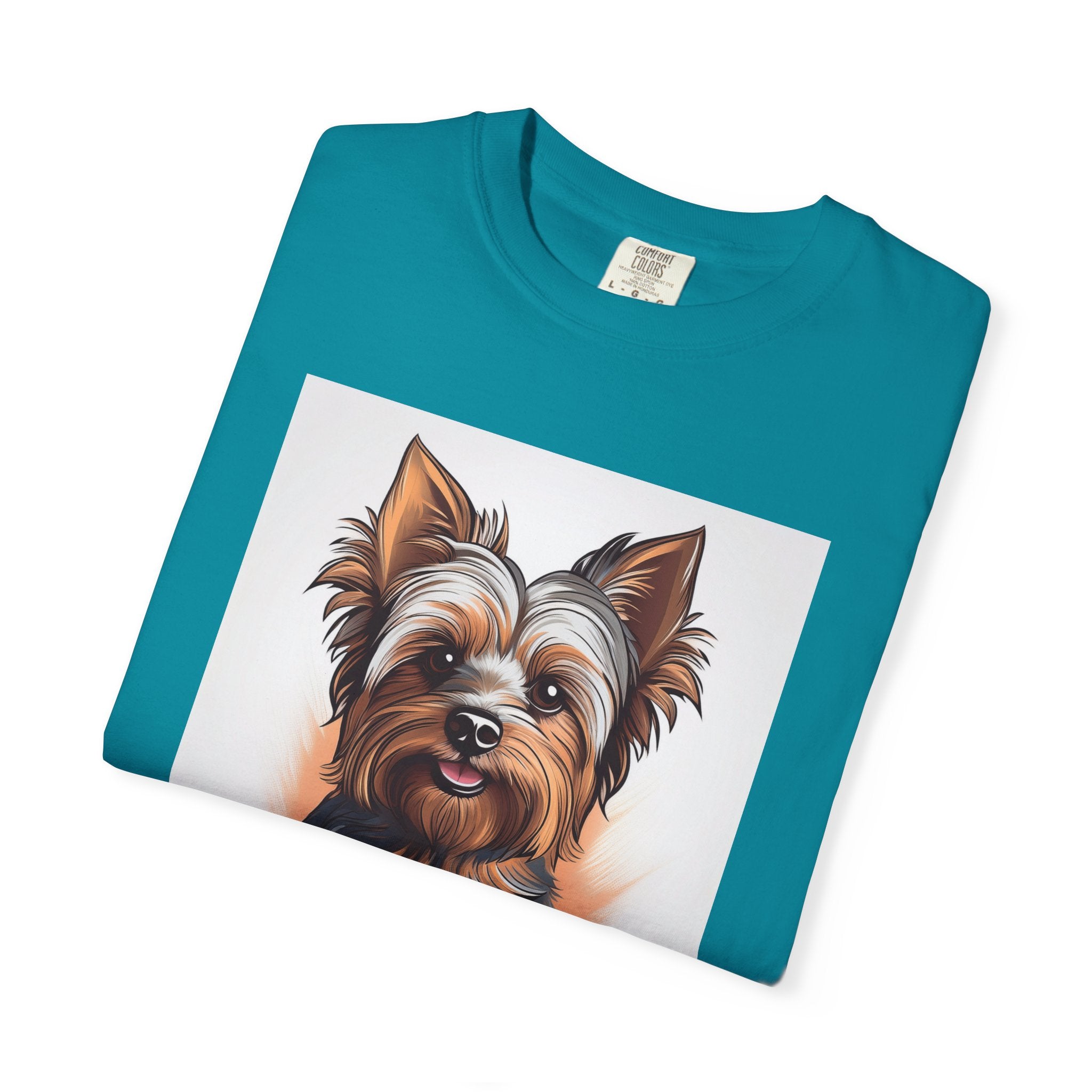 Yorkie Unisex Garment-Dyed T-shirt