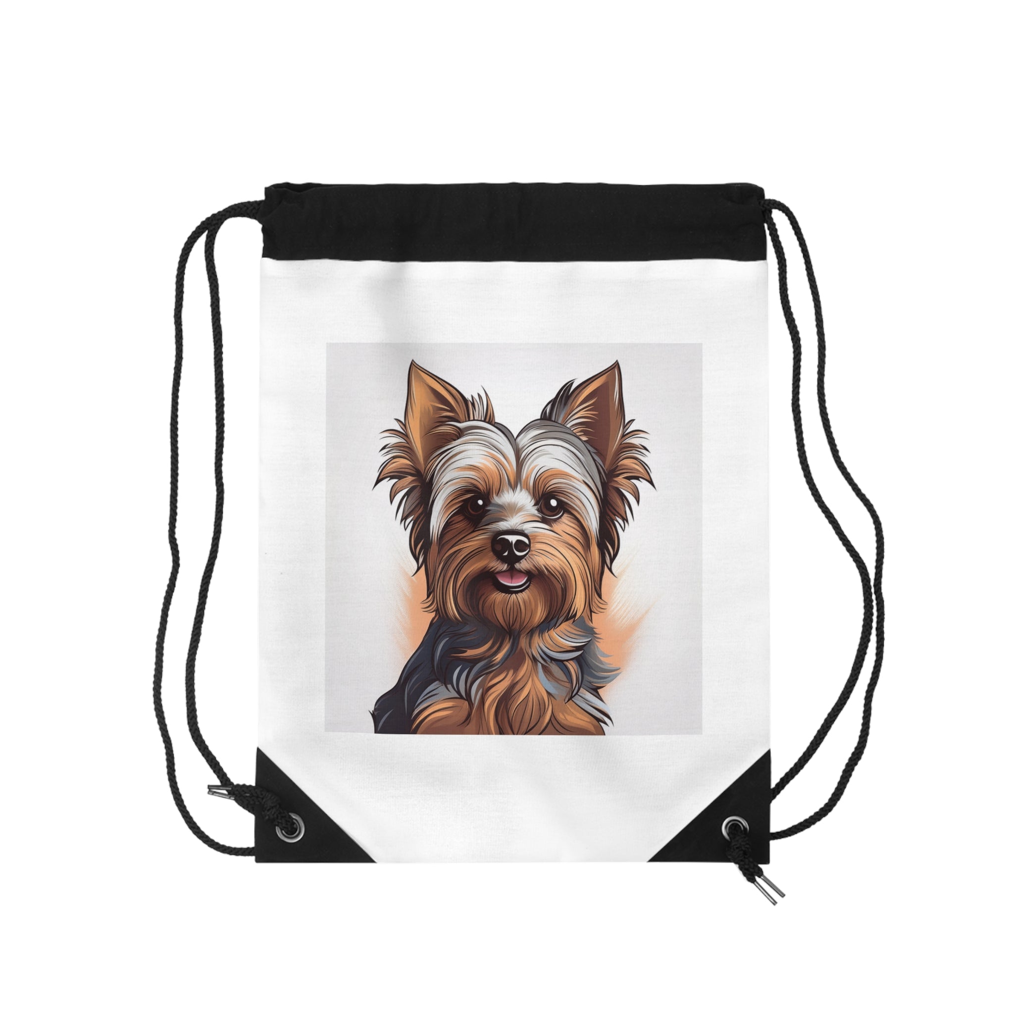 Yorkie Drawstring Bag