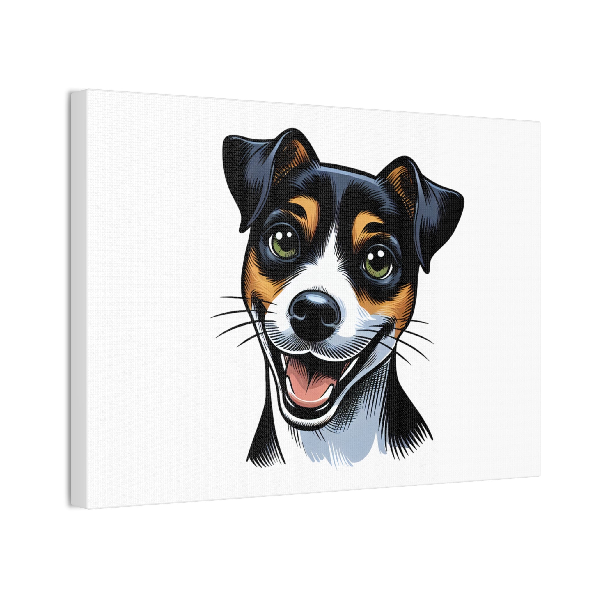 Jack Russel Canvas Stretched, 0.75"