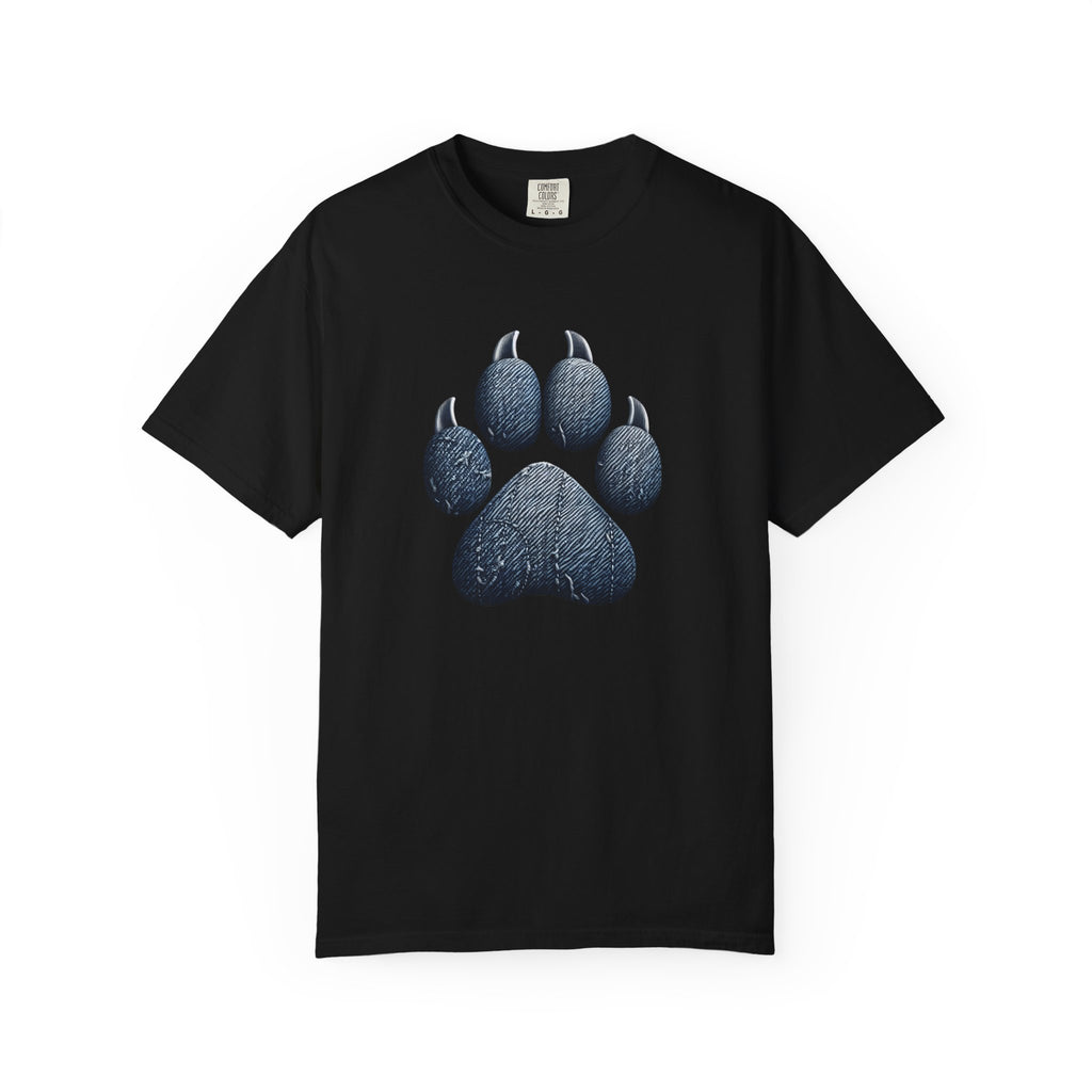 Denim Paw Unisex Garment-Dyed T-shirt