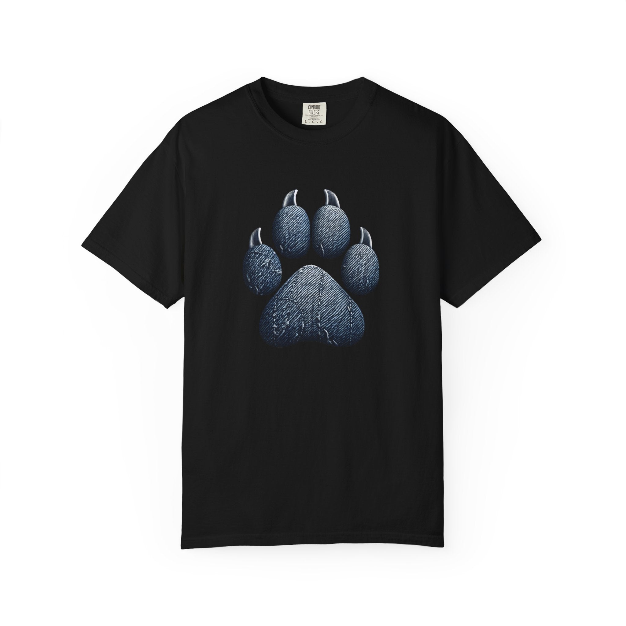 Denim Paw Unisex Garment-Dyed T-shirt