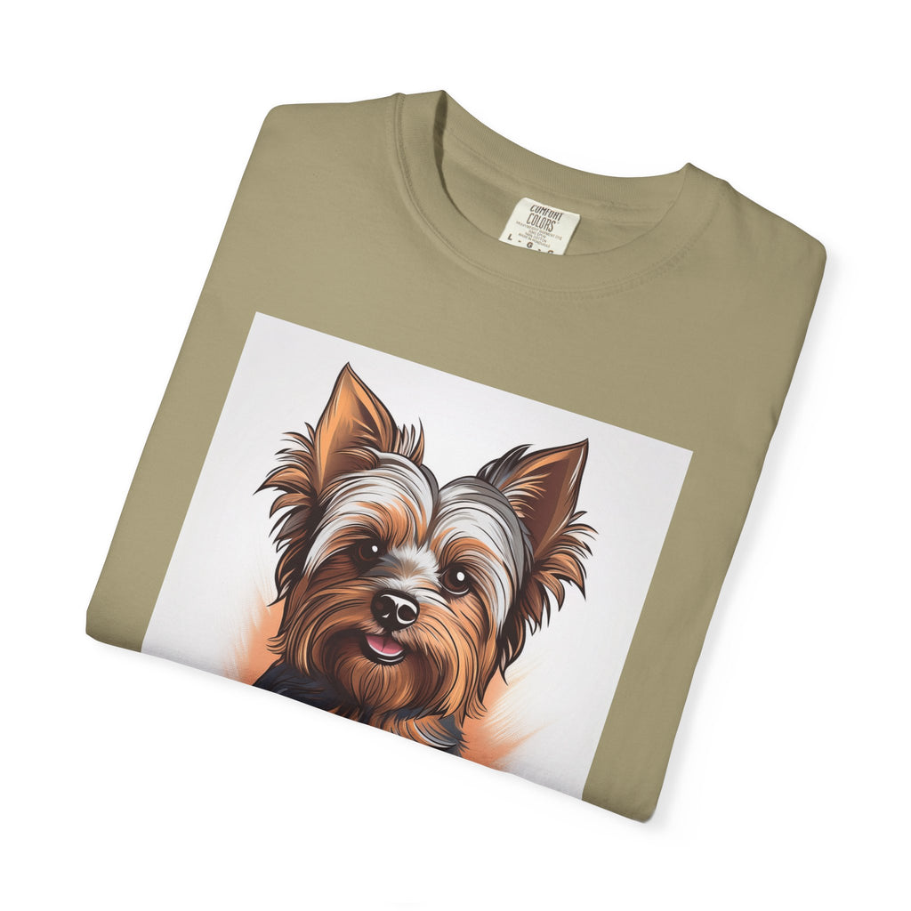 Yorkie Unisex Garment-Dyed T-shirt