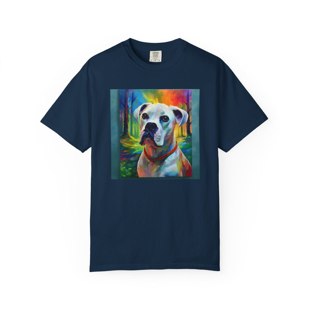 Boxer Rainbow Sky Unisex Garment-Dyed T-shirt