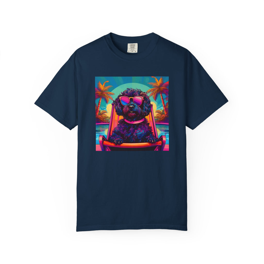 Doodle Poolside Unisex Garment-Dyed T-shirt