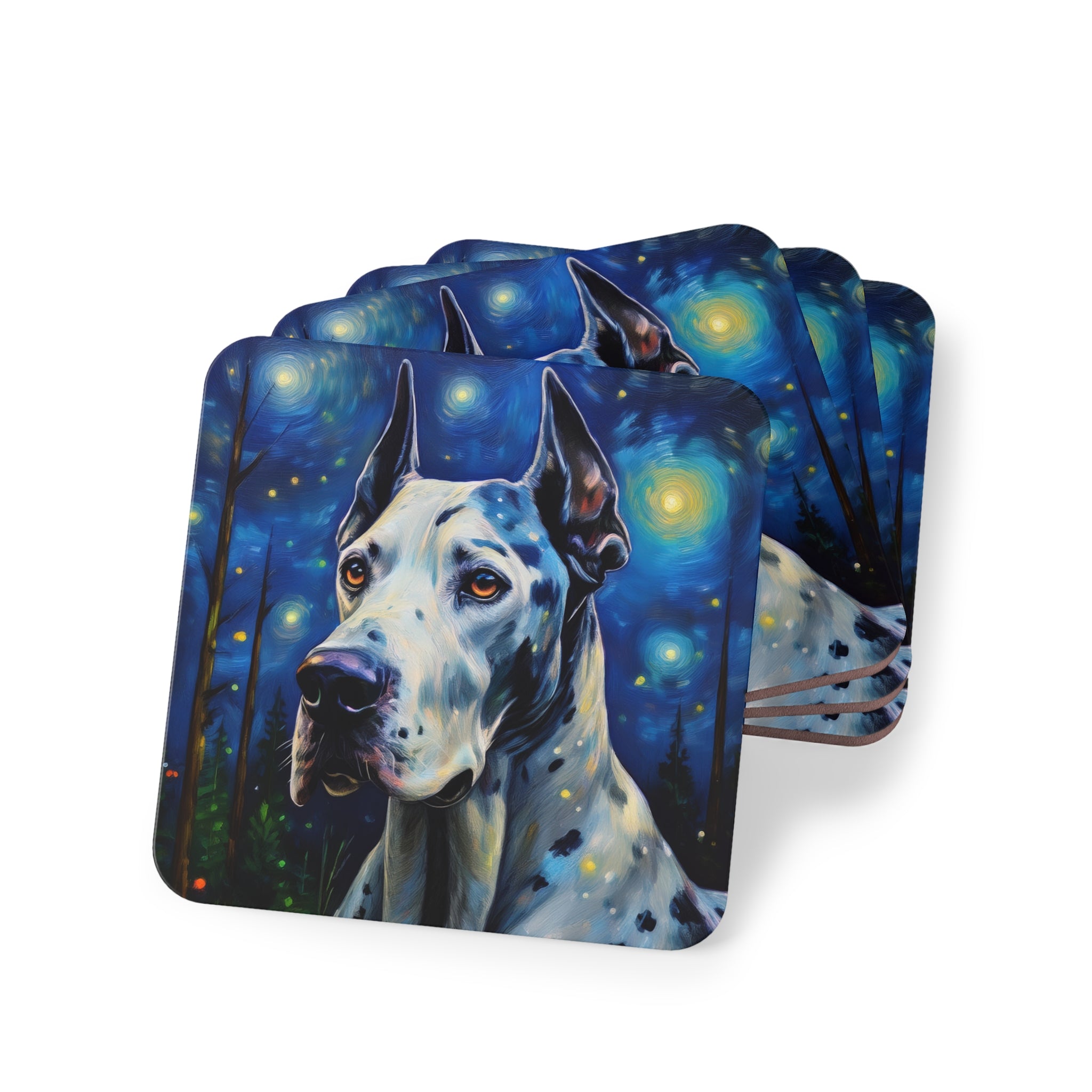 Great Dane Stary Night Coasters