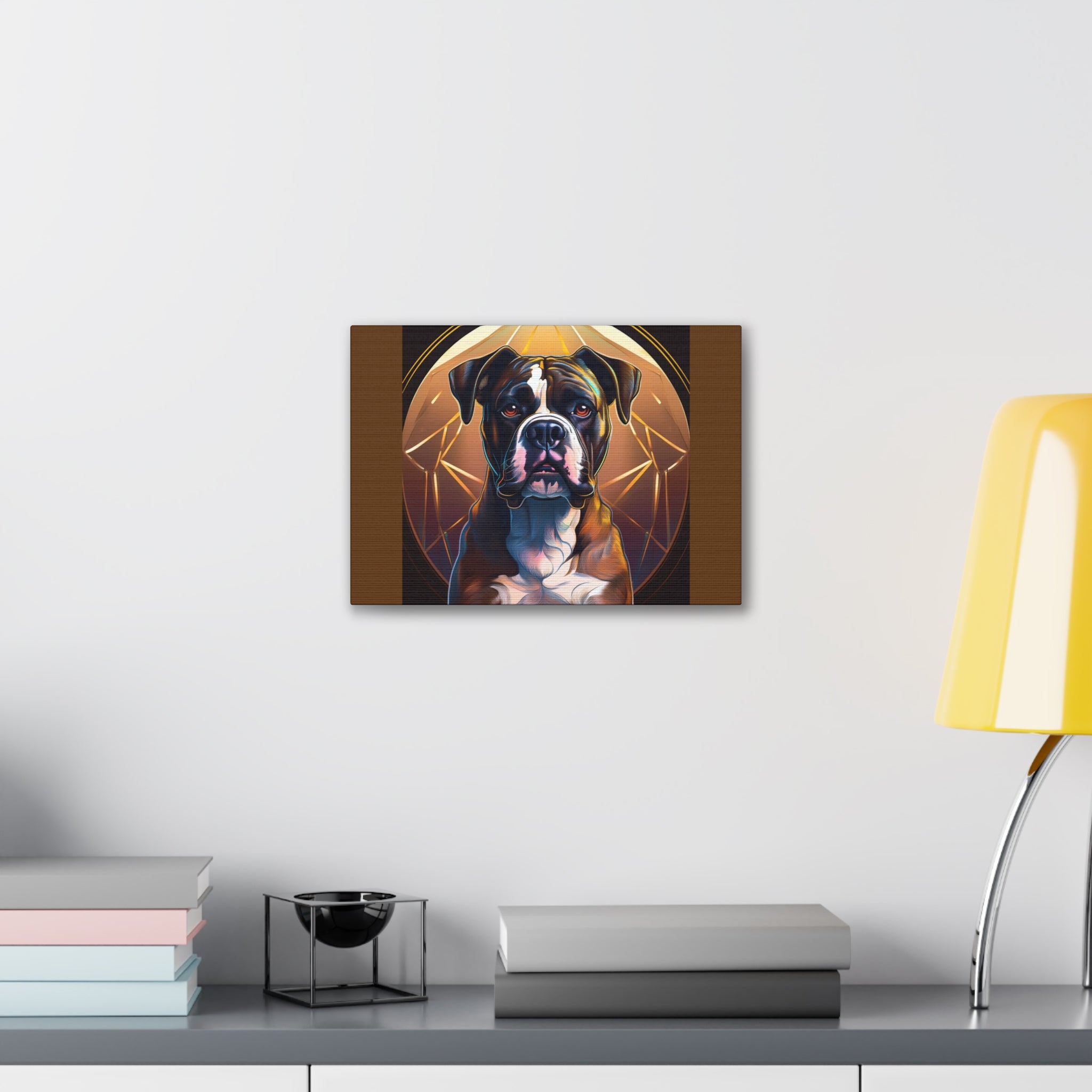 Brindle Gold Canvas Painting