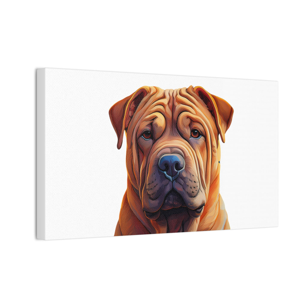Shar Pei Stretched, 0.75"