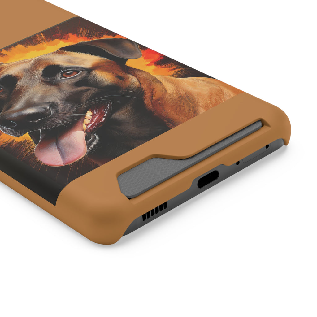 Belgian Malinois Shepherd Phone Case with Card Holder
