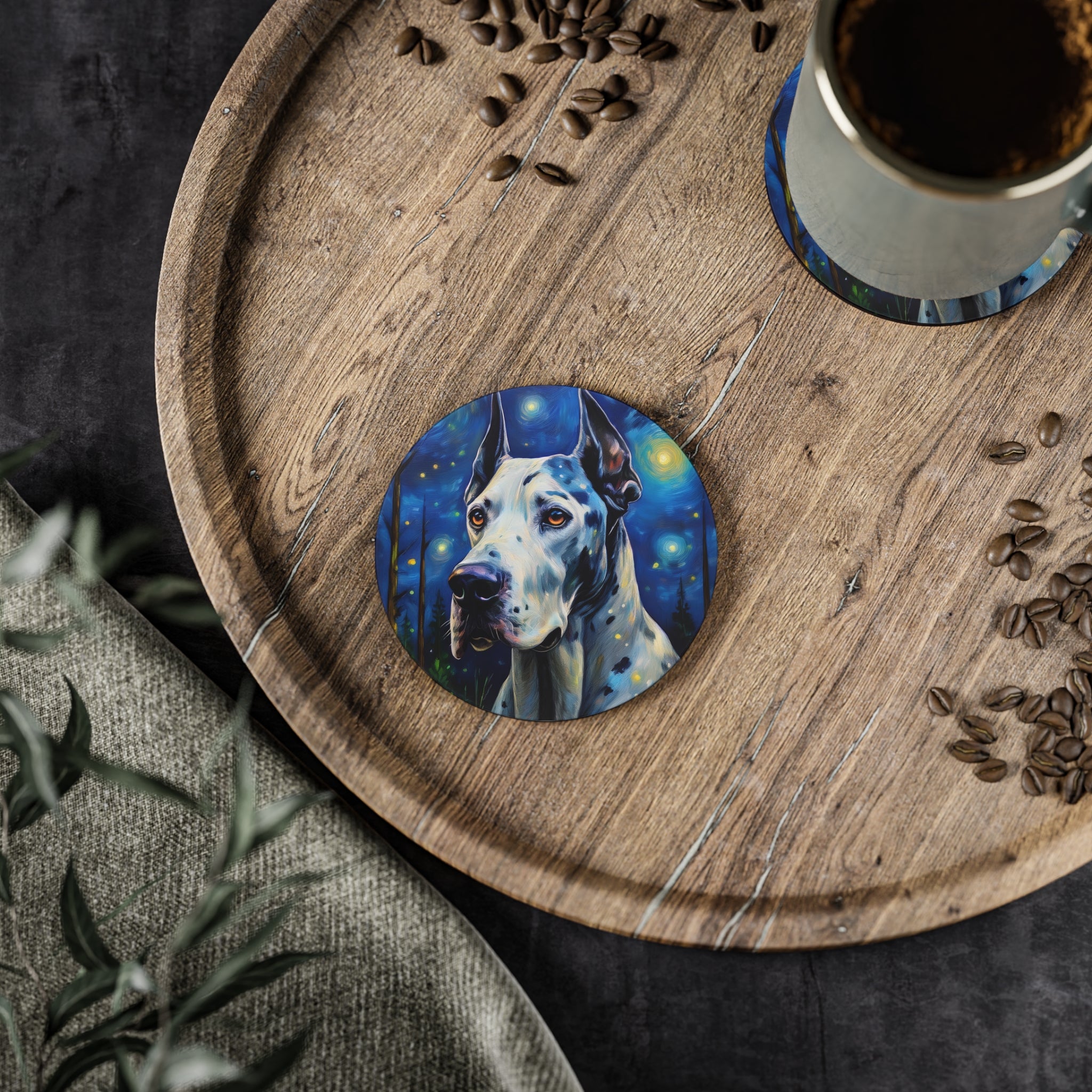 Great Dane Stary Night Coasters