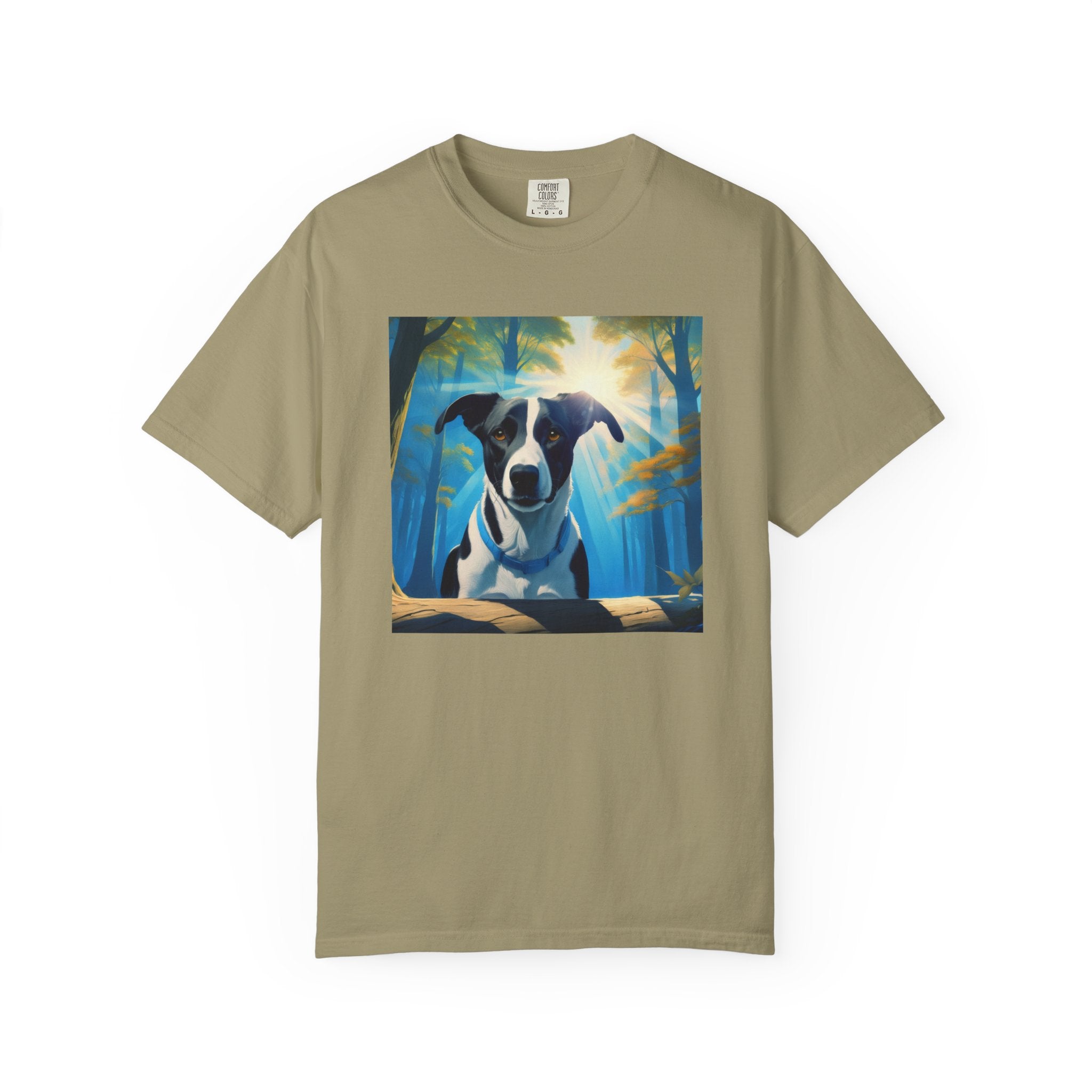Coonhound Forest Unisex Garment-Dyed T-shirt
