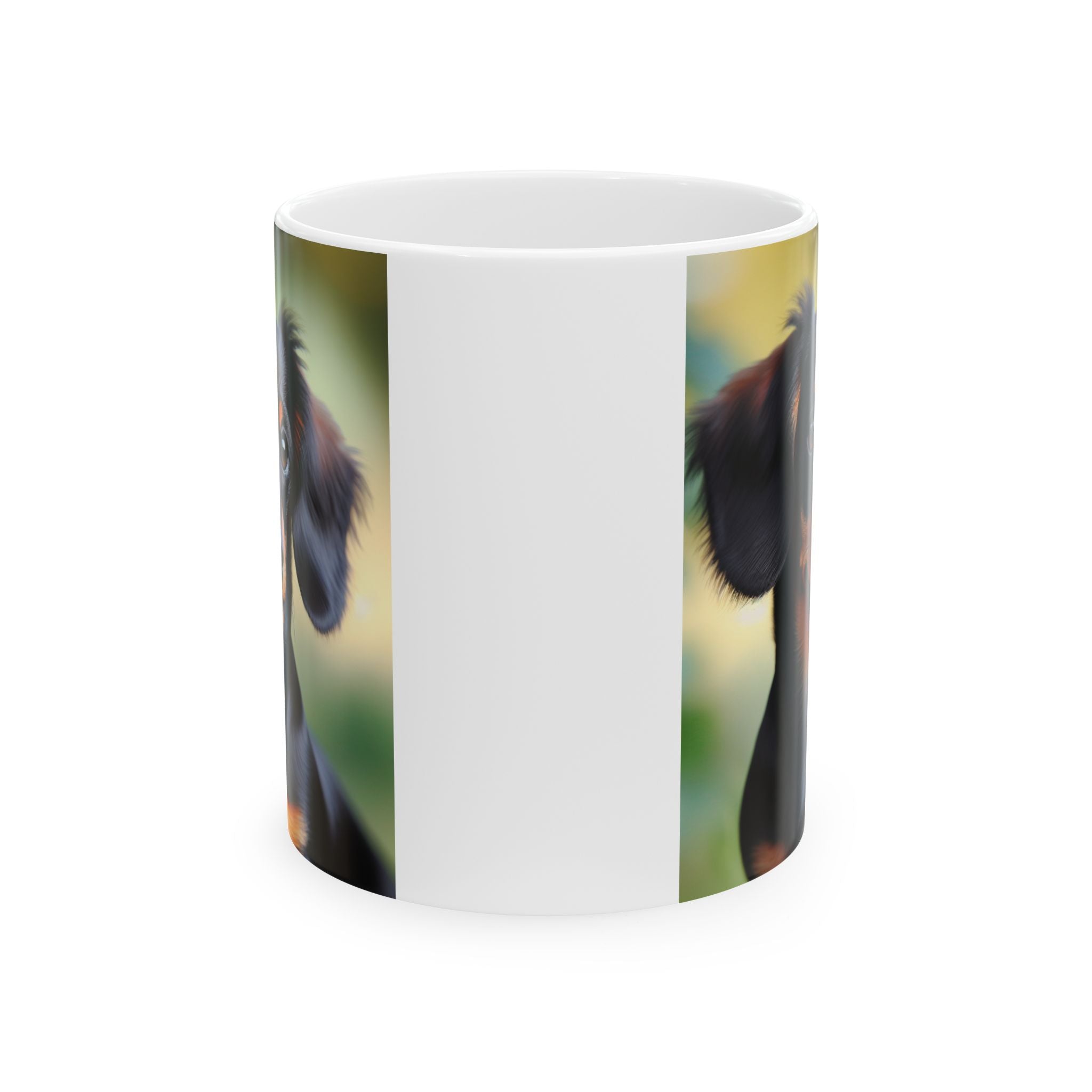 Black/Brown Dachshund Mug, (11oz, 15oz)
