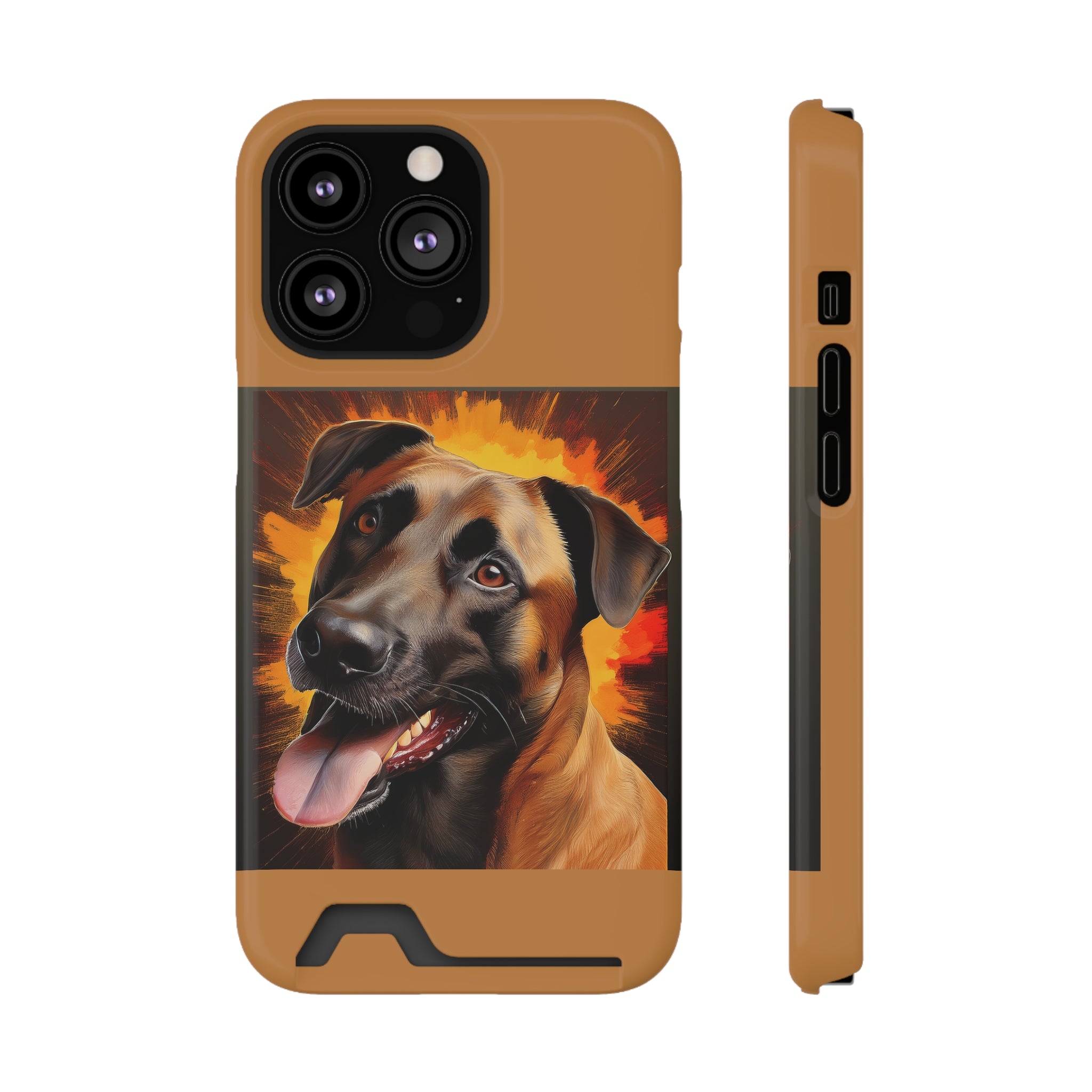 Belgian Malinois Shepherd Phone Case with Card Holder