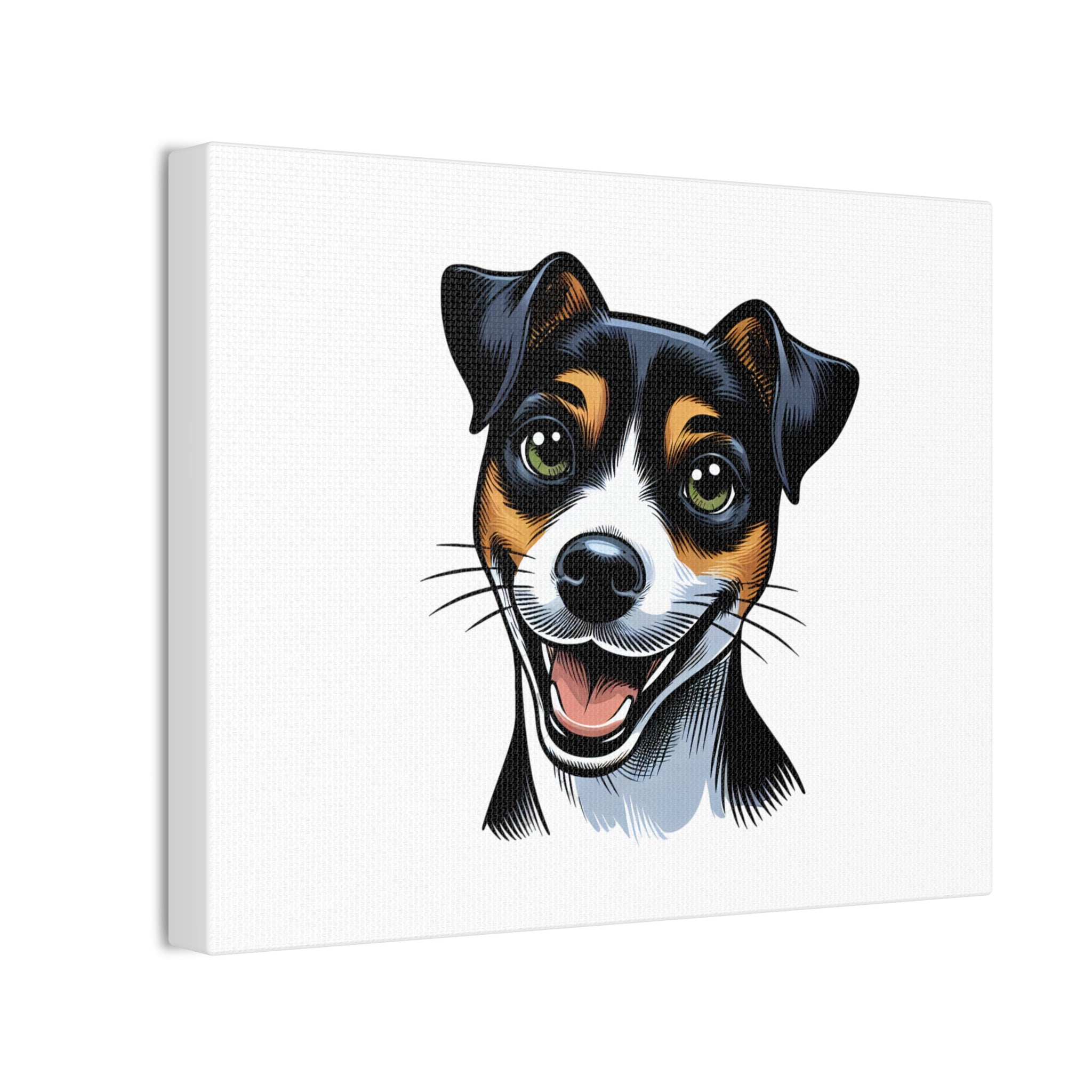 Jack Russel Canvas Stretched, 0.75"