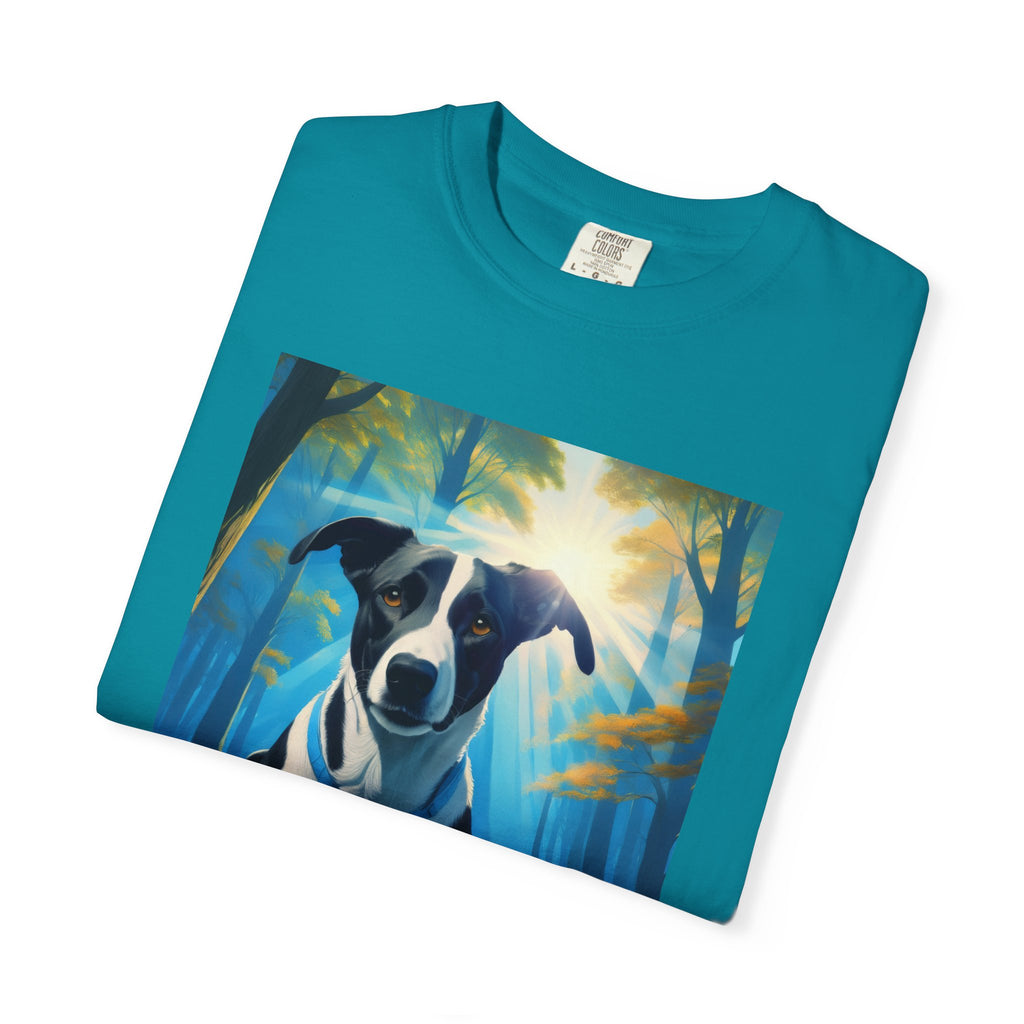 Coonhound Forest Unisex Garment-Dyed T-shirt