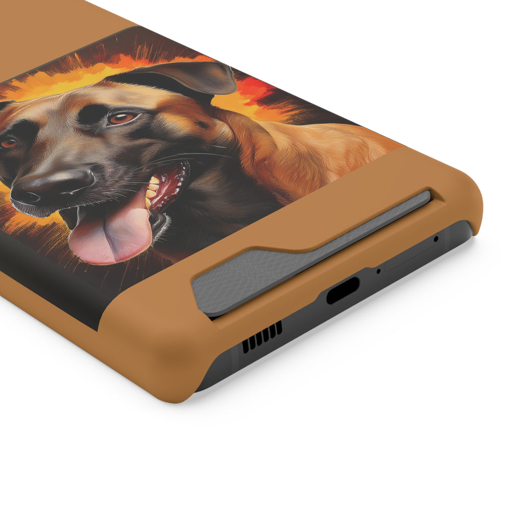 Belgian Malinois Shepherd Phone Case with Card Holder