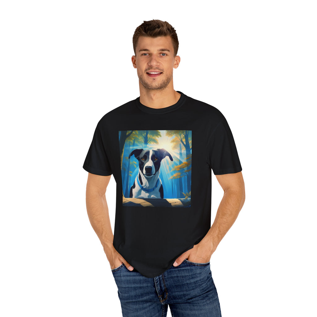 Coonhound Forest Unisex Garment-Dyed T-shirt