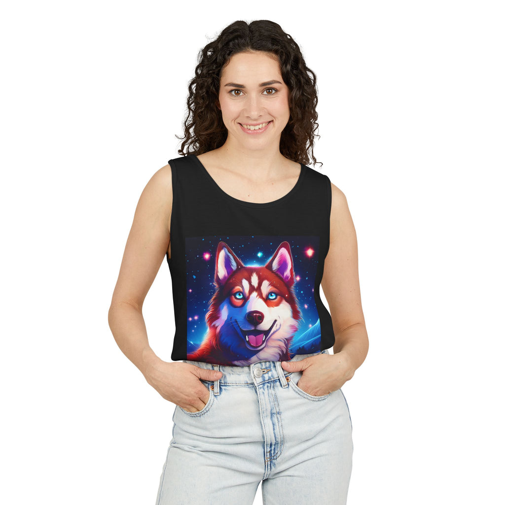 Eskimo Husky Unisex Tank Top