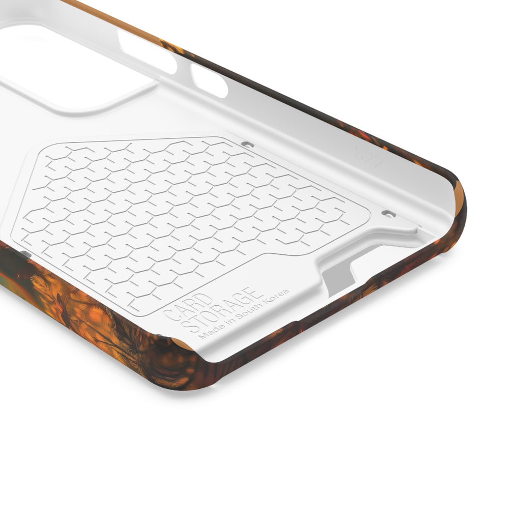 Pitbull Autumn Phone Case with Card Holder