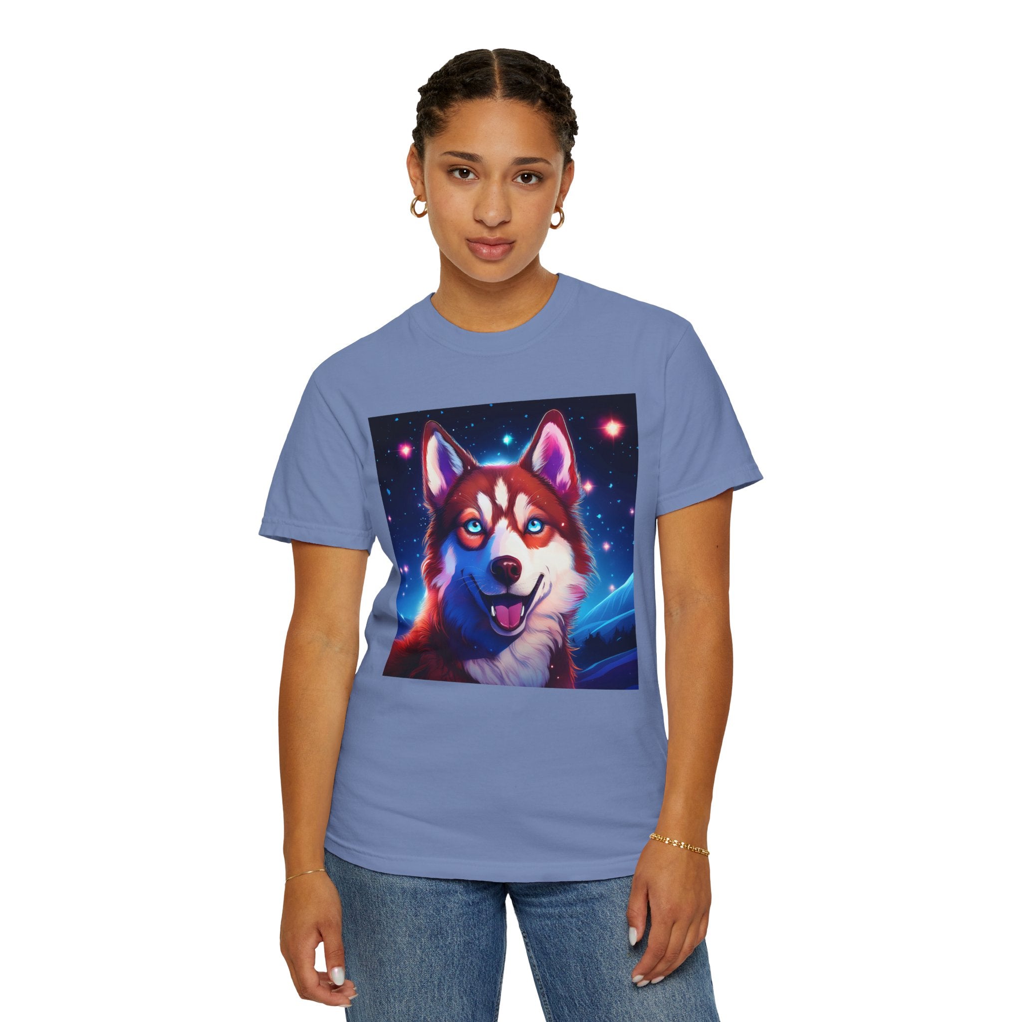 Eskimo Husky Unisex Garment-Dyed T-shirt