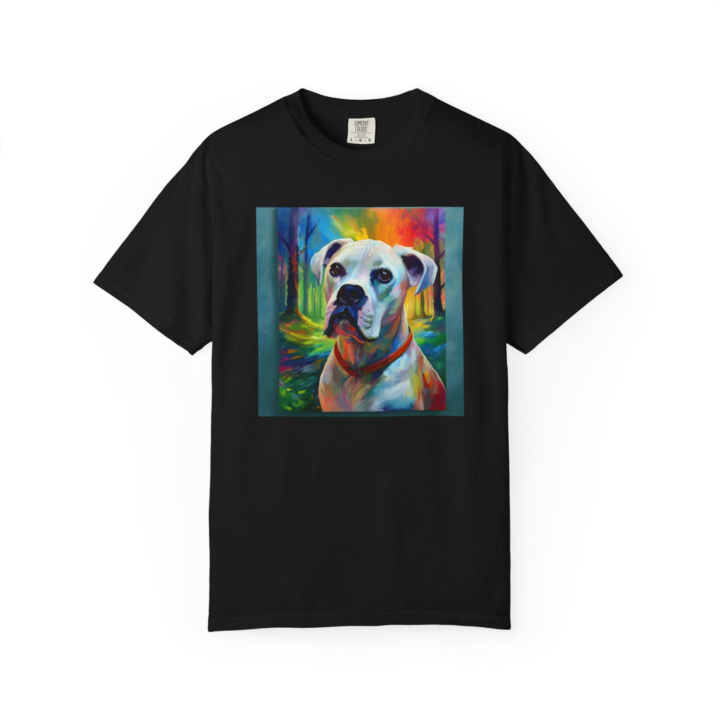 Boxer Rainbow Sky Unisex Garment-Dyed T-shirt