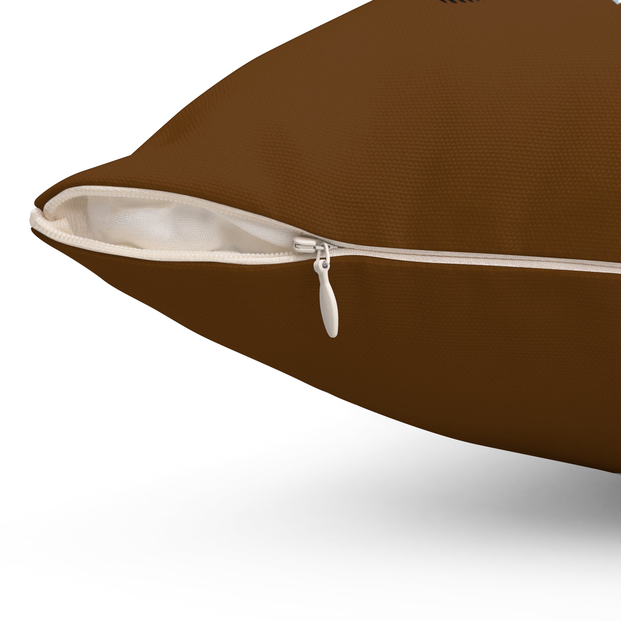 Jack Russel Polyester Square Pillow