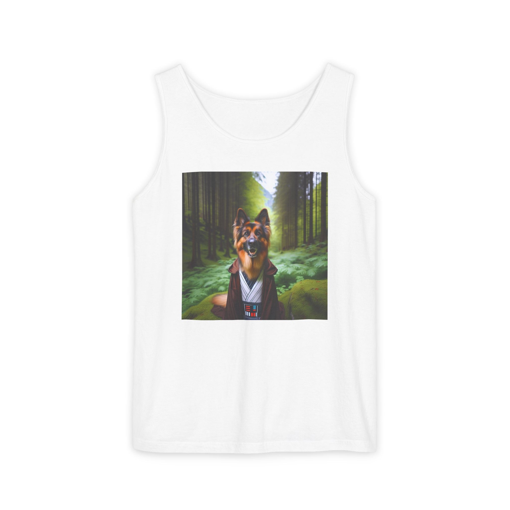 German Shepherd Forest Knight Unisex Tank Top