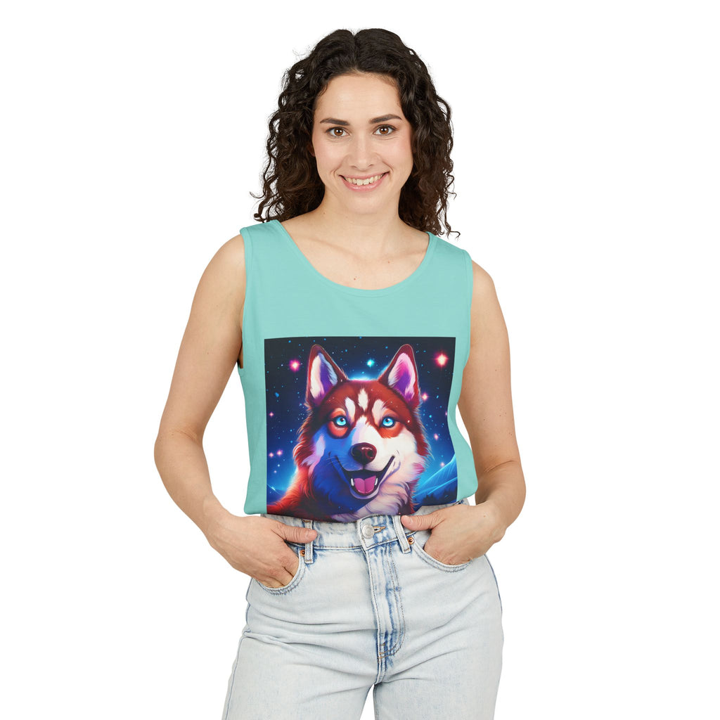 Eskimo Husky Unisex Tank Top