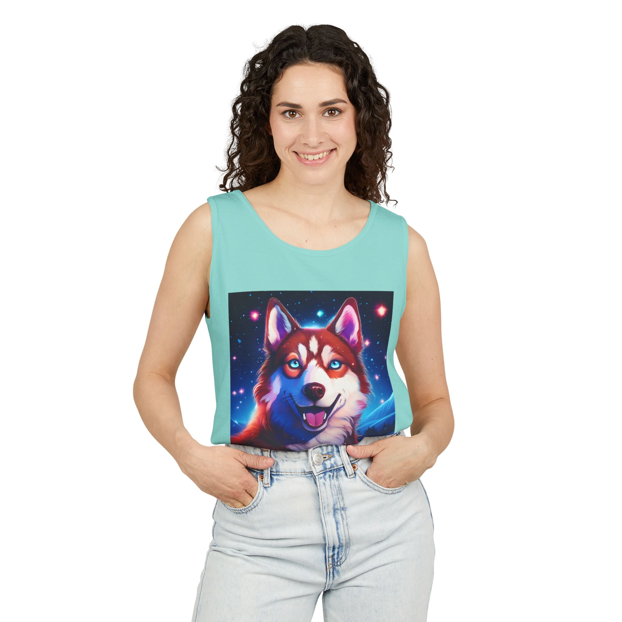 Eskimo Husky Unisex Tank Top