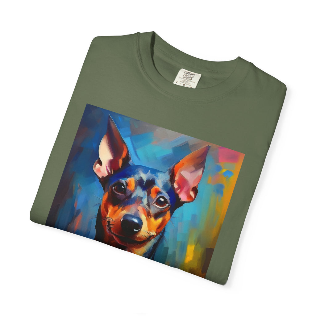 Miniature Pinscher Unisex Garment-Dyed T-shirt