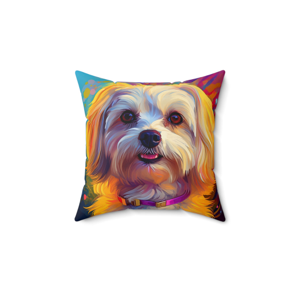 Havanese Square Pillow