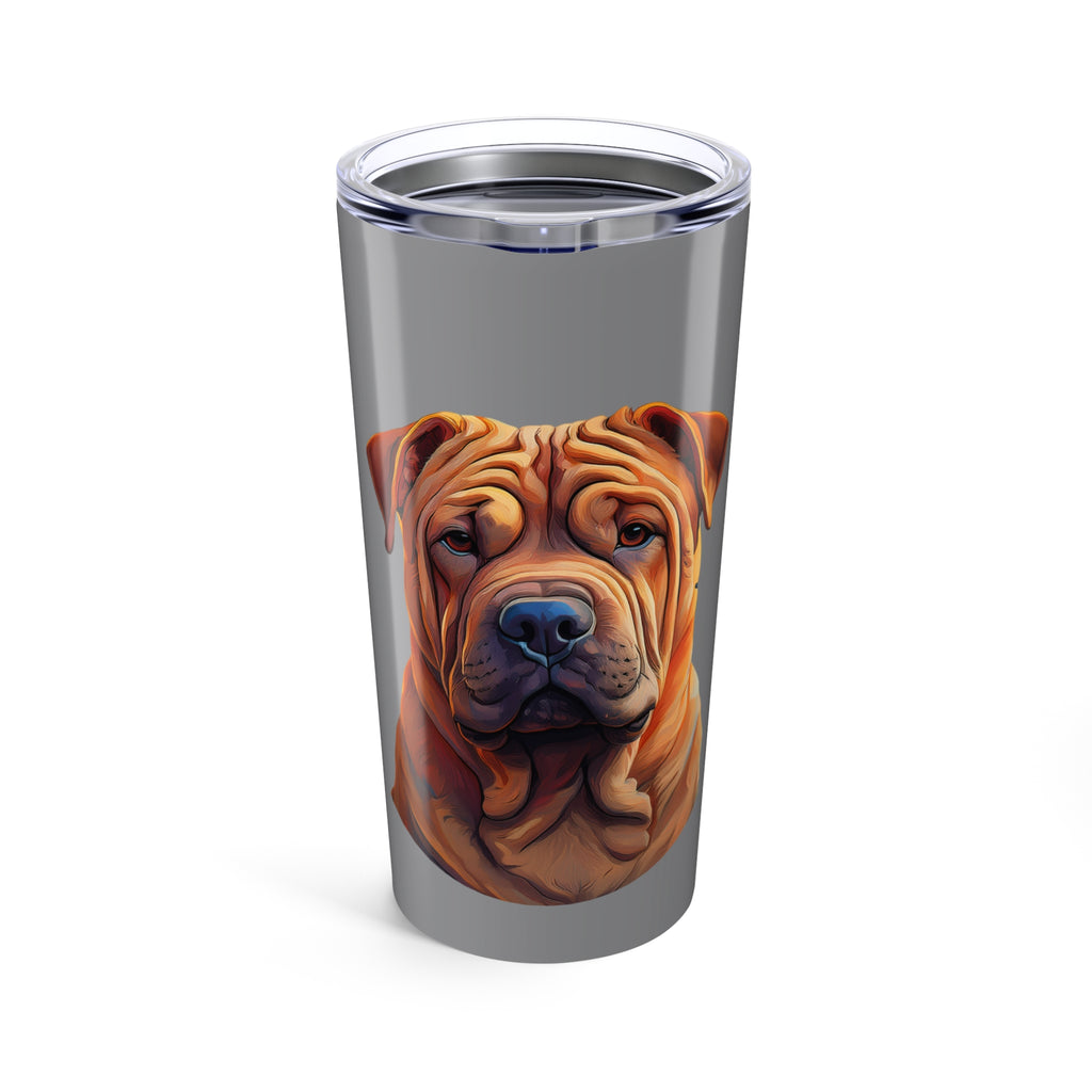 Shar Pei Light Brown Tumbler 20oz